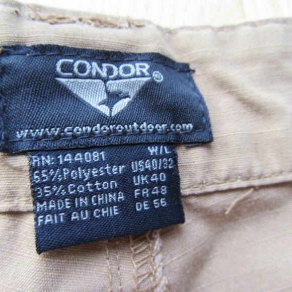 CONDOR CARGO PANTS/40 X 32/BROWN/KHAKI/POCKETS! - Picture 3 of 7